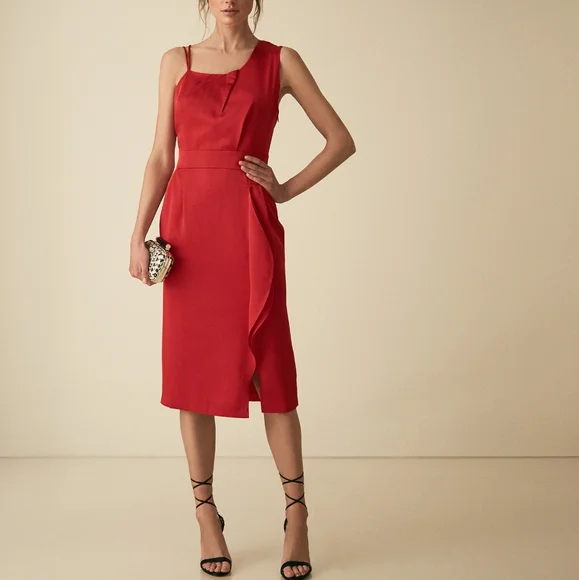 open lace back dress Thea Sheath Dress